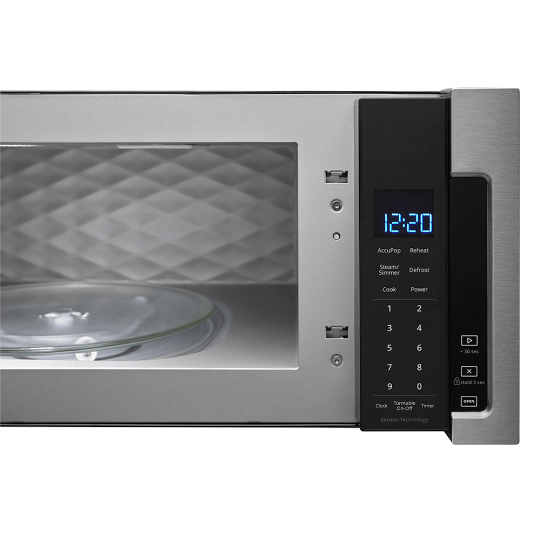 Horno Microondas Campana de Acero 1.1" de 30L Whirlpool