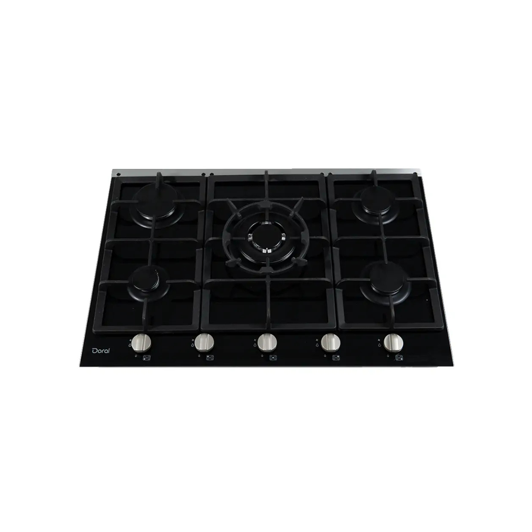 Tope de Cocina a Gas de Vitrocerámica 75 cm 220V Doral