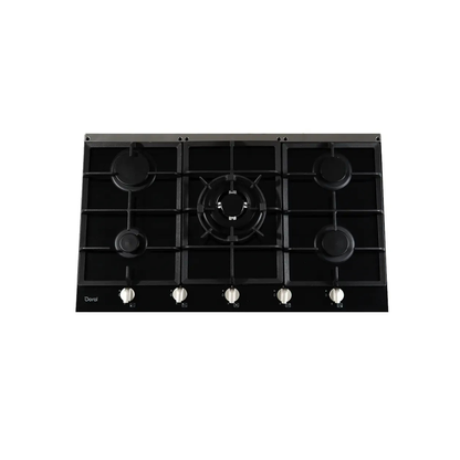 Tope de Cocina a Gas de Vitrocerámica 86 cm 220V Doral