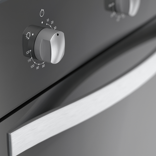 Horno a Gas Negro Diseño Espejo de 24" Whirlpool