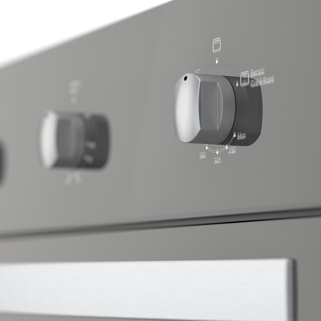 Horno a Gas Negro Diseño Espejo de 24" Whirlpool
