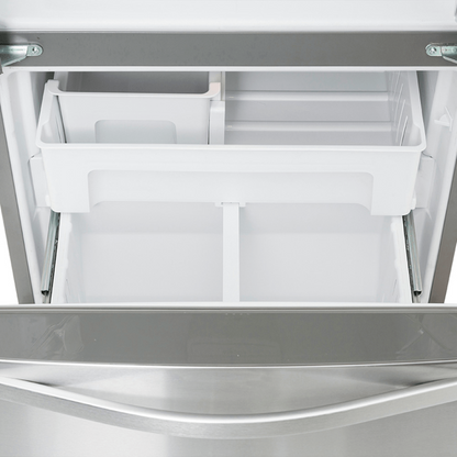 Nevera Side by Side French Door 3 Puertas de Acero con Dispensador de Agua 566L Whirlpool