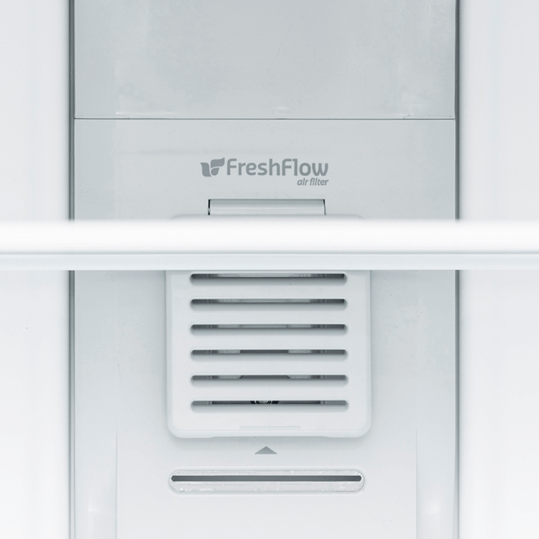 Nevera Side by Side French Door 3 Puertas de Acero con Dispensador de Agua 566L Whirlpool