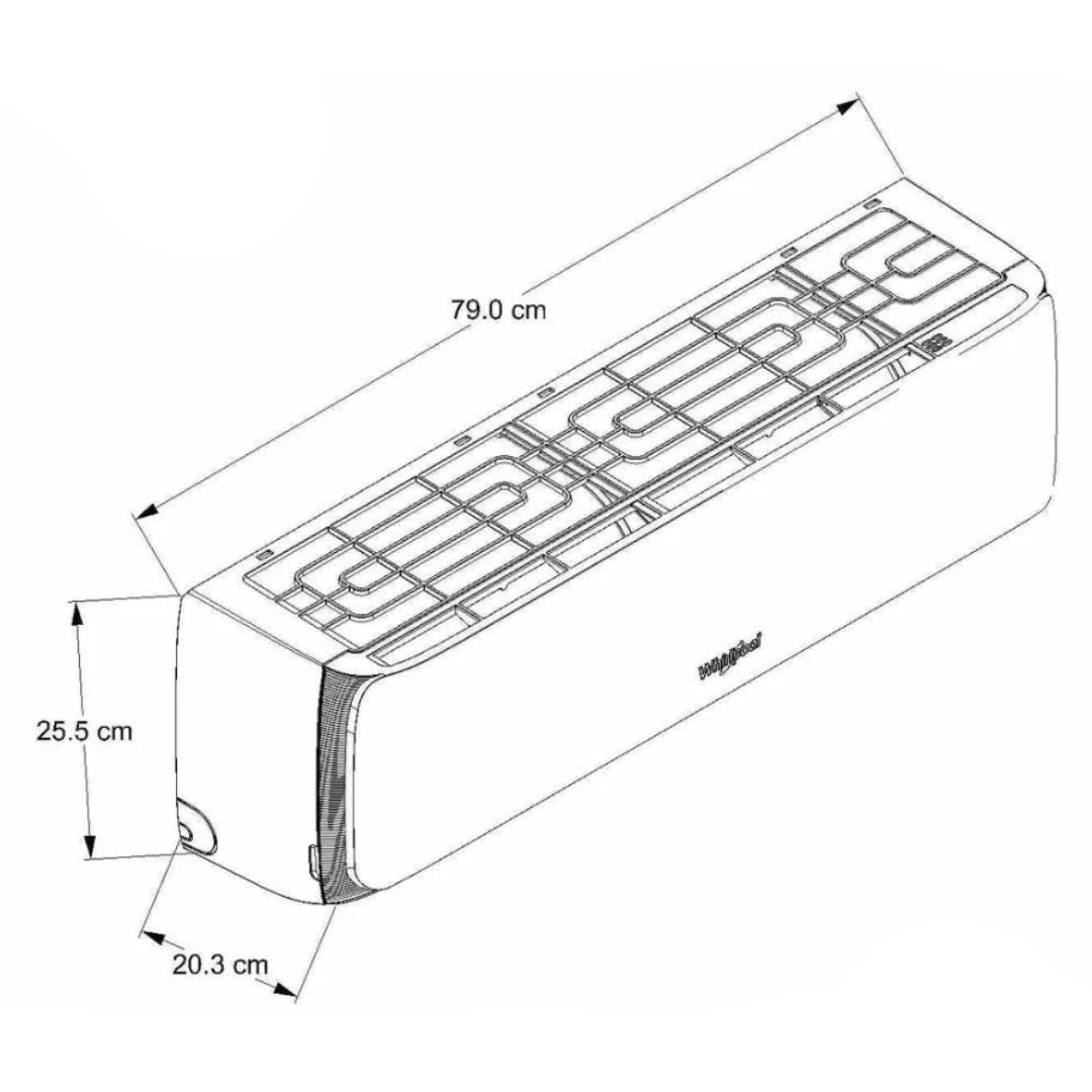Aire Acondicionado Tipo Split 22000BTU 220V Whirlpool