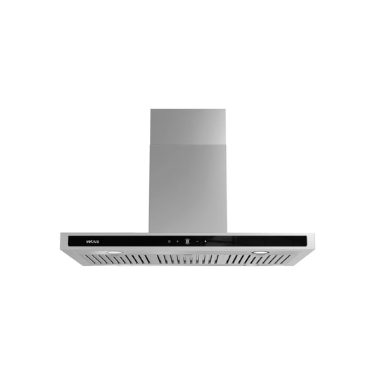 Campana Isla de Acero de 90 cm - Tetra Isla Touch 90 Vetrux
