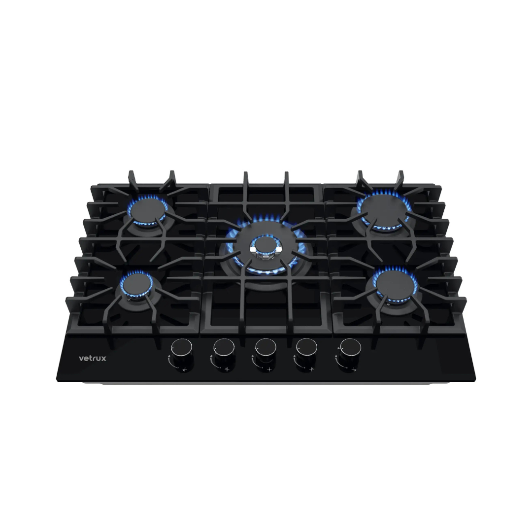 Tope de Cocina a Gas de Vitrocerámica 76 cm Reflecta Pro 76 Vetrux