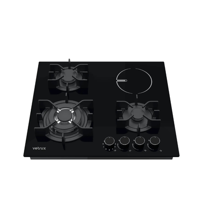 Tope de Cocina Mixto de Vitrocerámica 60 cm 220V Flexi 60 Vetrux