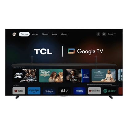 Televisor QLED Google TV de 98" TCL
