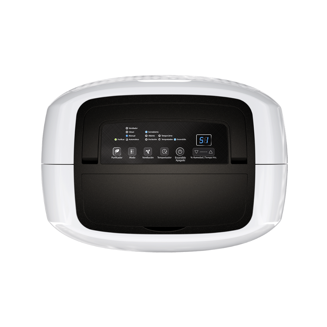 Deshumidificador Blanco de 20L Whirlpool