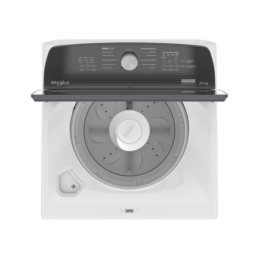 Lavadora Automatica Blanca de 22Kg Whirlpool