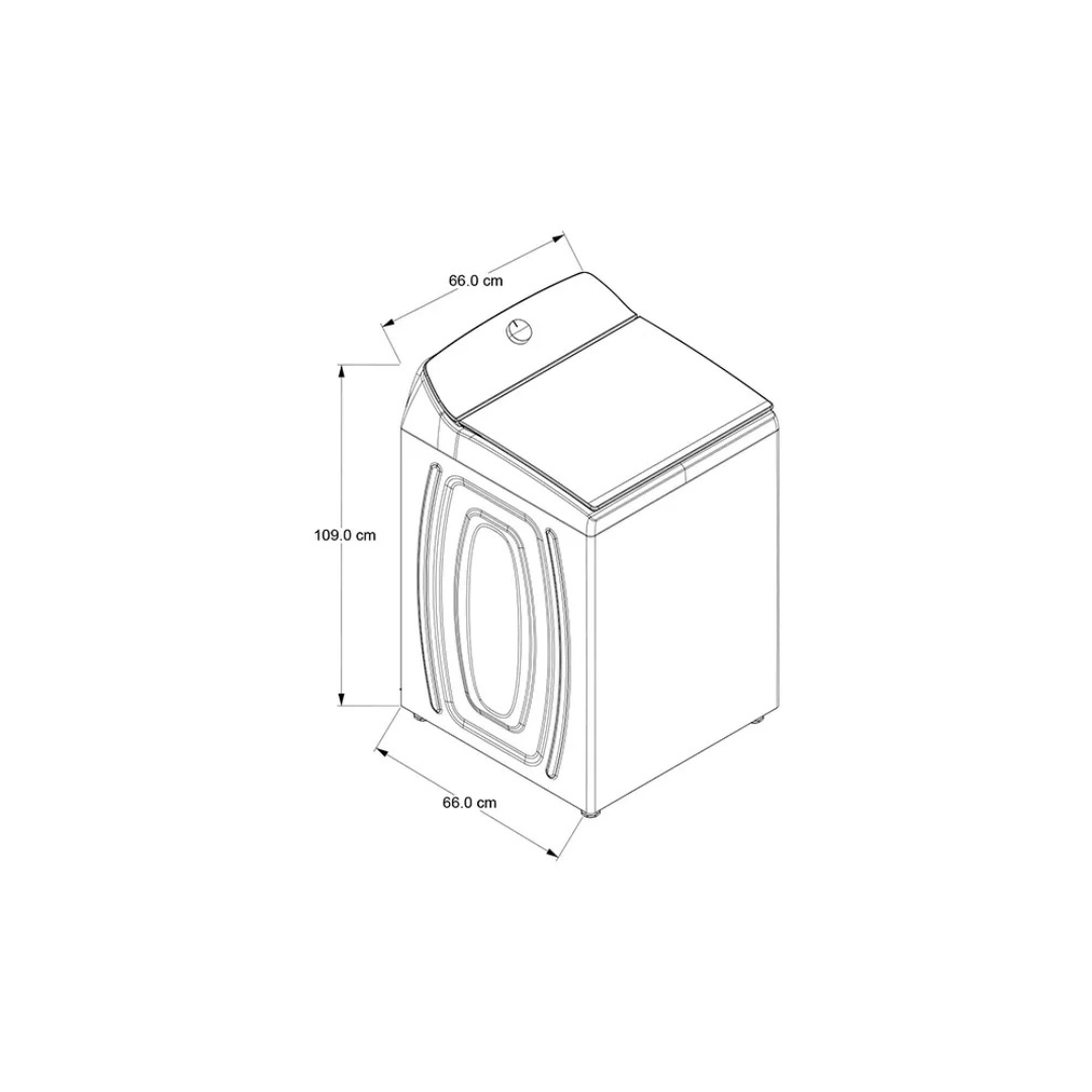 Lavadora Automatica Blanca de 22Kg Whirlpool