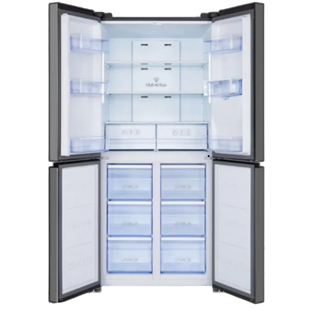 Nevera de 4 Puertas con Dispensador de Agua de 16" de Acero TCL