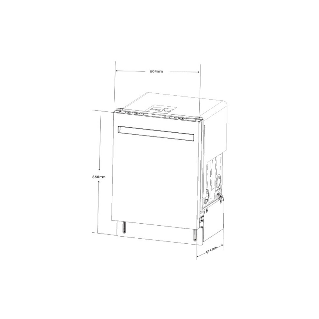 Lavaplatos Automático de Acero Inoxidable Hydra 14 Vetrux