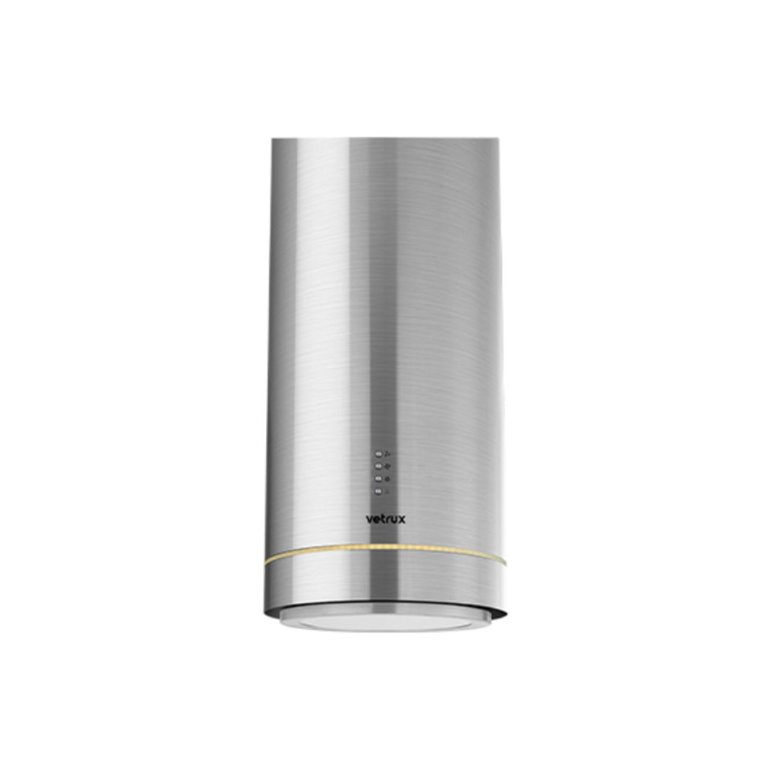 Campana de Isla Cylindra Acero Vetrux