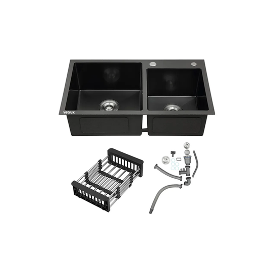 Fregador con Accesorios de 78 cm Flusso Dual 78 Vetrux