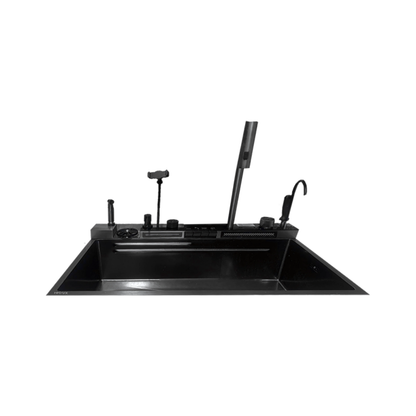 Fregador con Accesorios de 80 cm Flusso Pro 80 + Vetrux