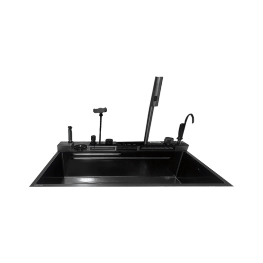 Fregador con Accesorios de 80 cm Flusso Pro 80 + Vetrux