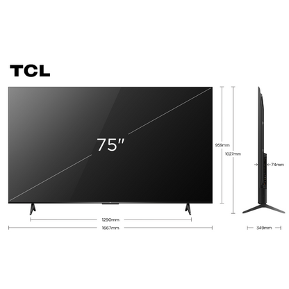 Televisor GOOGLE TV LED UHD 4K 75" TCL