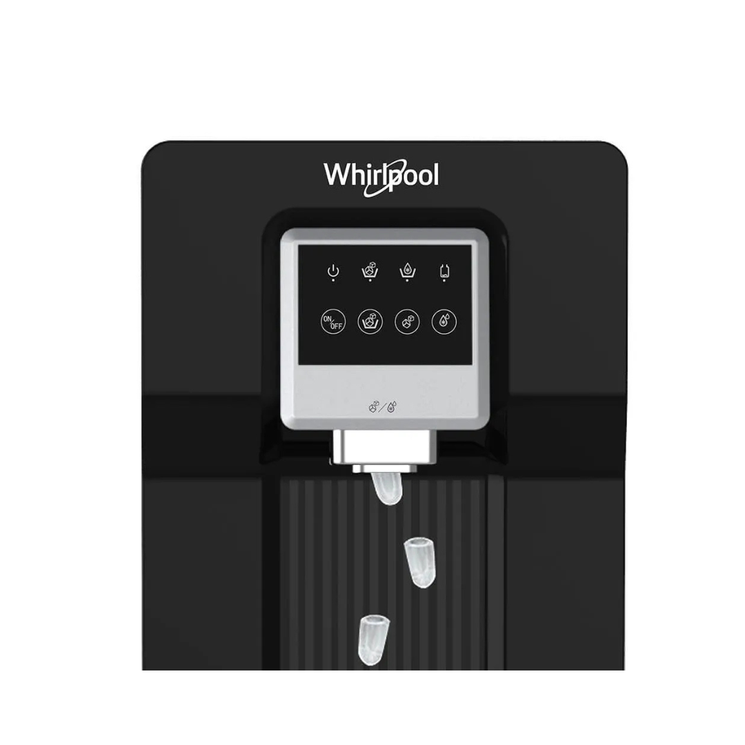 Dispensador de Botellón de Agua Oculto con Fabricador de Hielo Negro Whirlpool