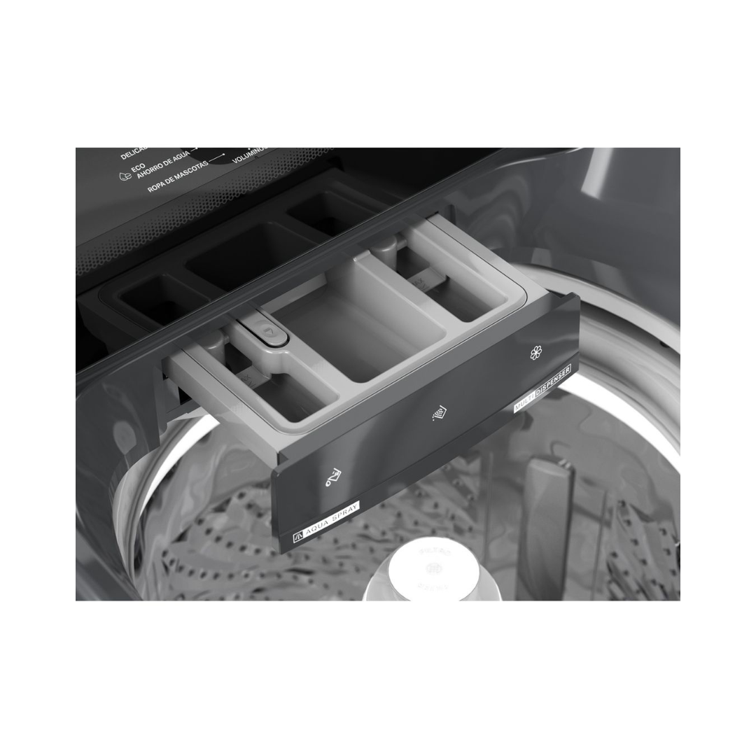 Lavadora Automática Gris con Impeller de 20Kg Whirlpool
