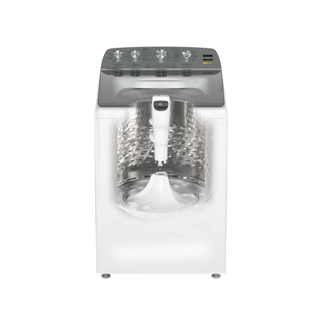 Lavadora Automática Blanca con Agitador 2 en 1 de 22Kg Whirlpool