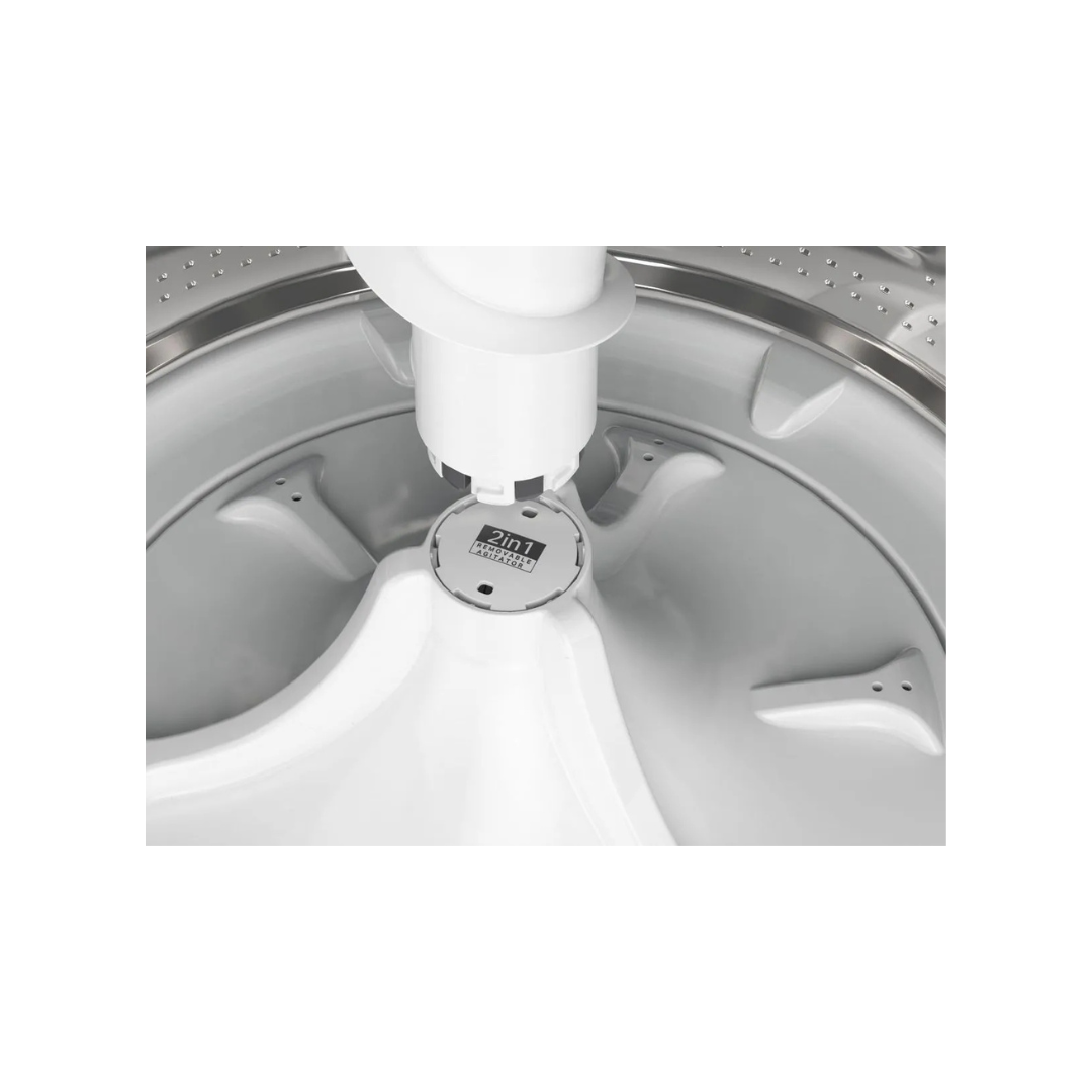 Lavadora Automática Blanca con Agitador 2 en 1 de 22Kg Whirlpool