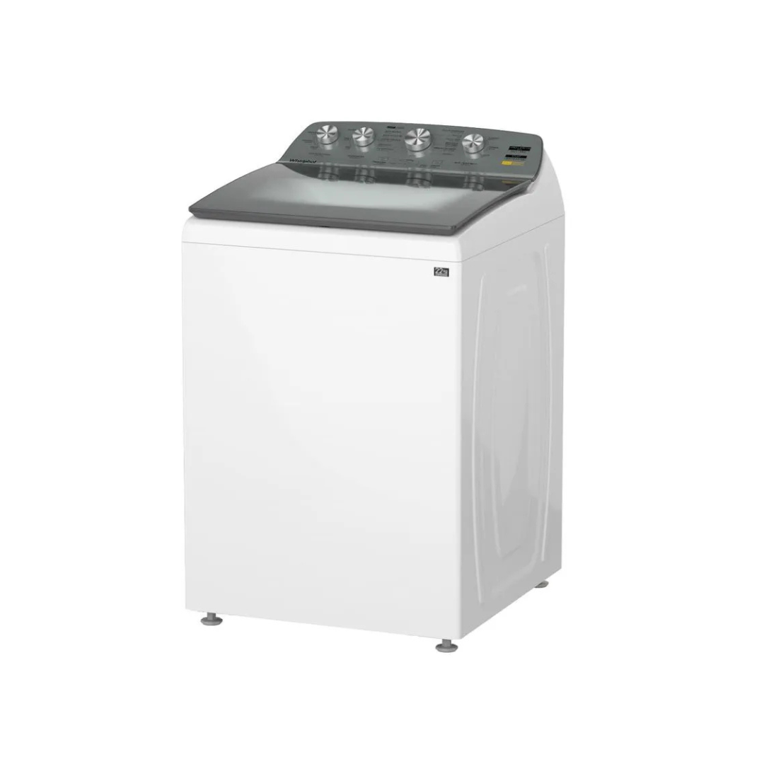Lavadora Automática Blanca con Agitador 2 en 1 de 22Kg Whirlpool