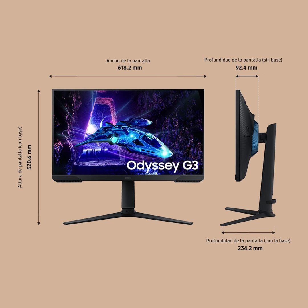 Monitor Gaming de 27" FHD con 180Hz 1920X1080 Samsung
