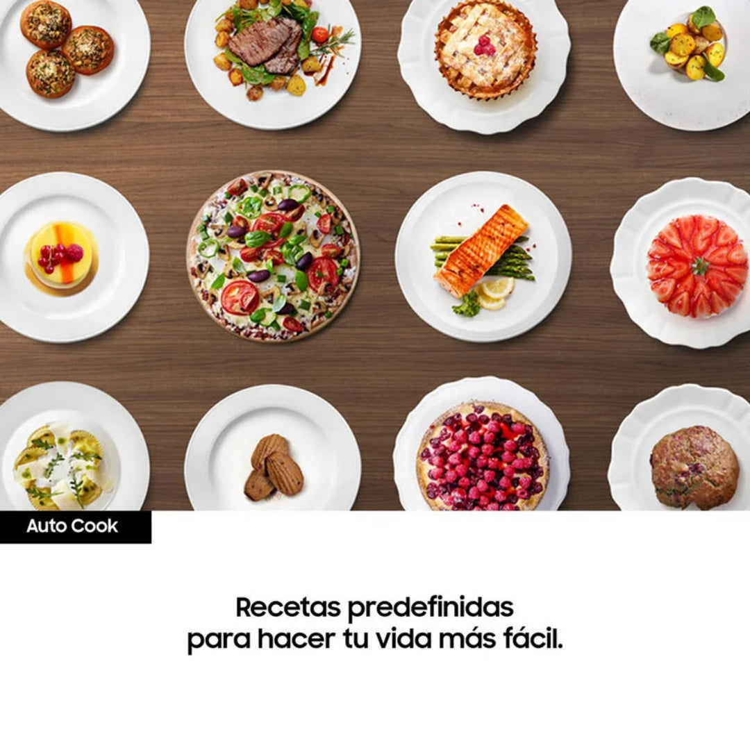 Horno Microondas Negro y Plata de 23L 750W Samsung