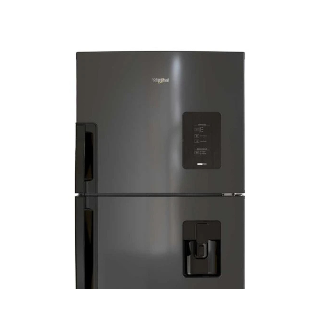 Nevera Negra con Dispensador de Agua y Panel Digital de 440 Litros Whirlpool