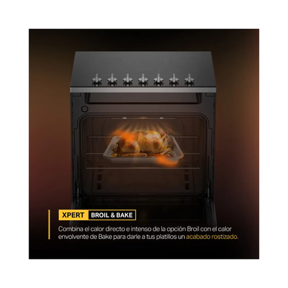 Cocina Eléctrica Plateada Empotrable de Vitrocerámica Schott Ceran 30" Whirlpool