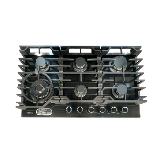 Tope de Cocina a Gas de 90 cm Reflecta Ultra 90 Vetrux