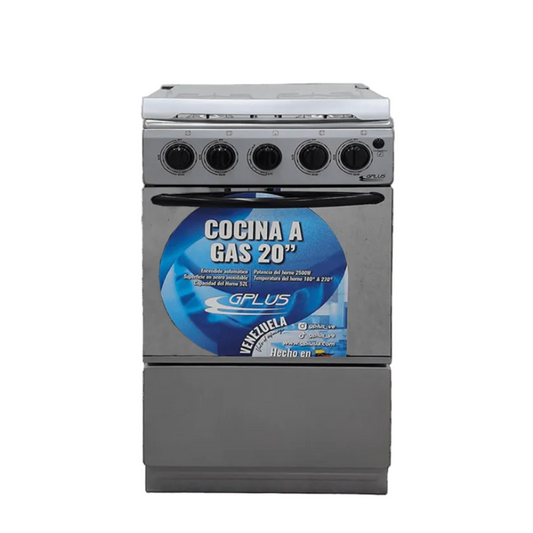 Cocina a Gas Silver 20" Gplus
