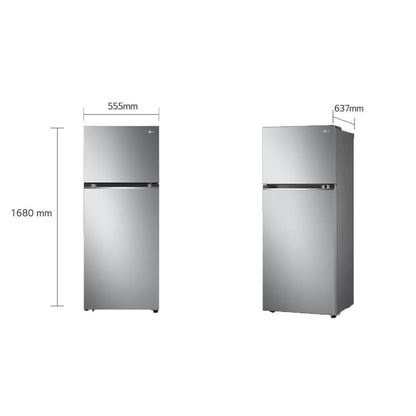 Nevera de Acero con Dispensador de Agua de 262 Litros LG