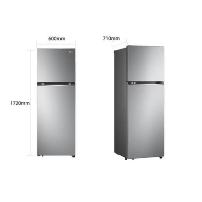 Nevera de Acero de 335 Litros LG