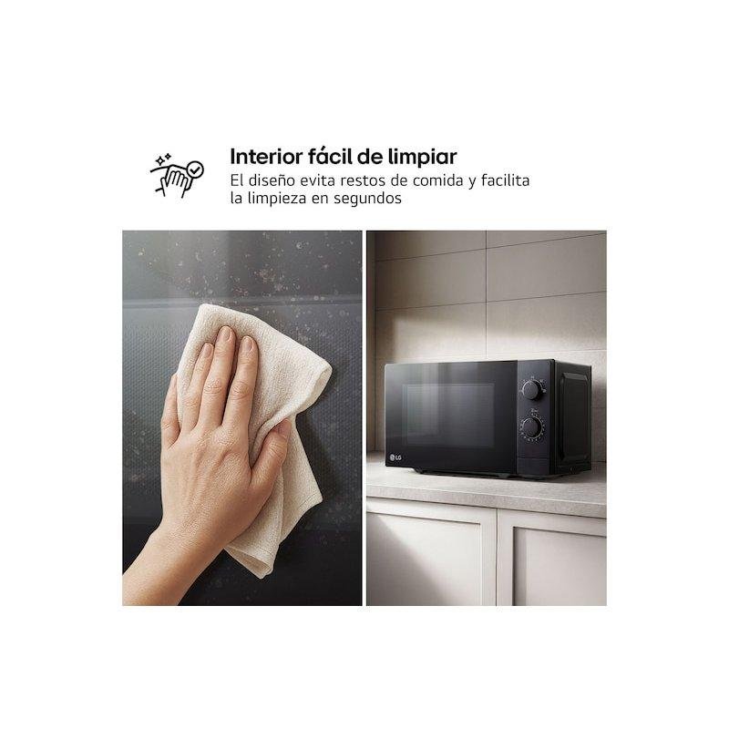 Horno Microondas Negro de 20L LG