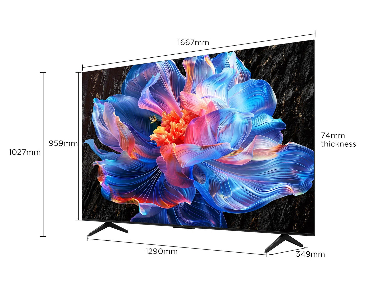 Televisor GOOGLE TV LED UHD 75" 4K TCL