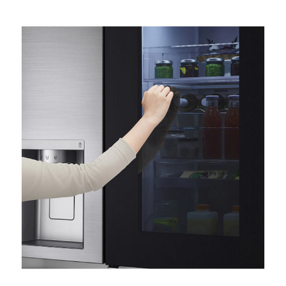 Nevera Side by Side de Acero InstaView con Dispensador de Agua de 768 Litros LG