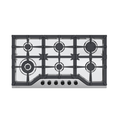 Tope de Cocina a Gas de Acero 91 cm Milan 91 Drija