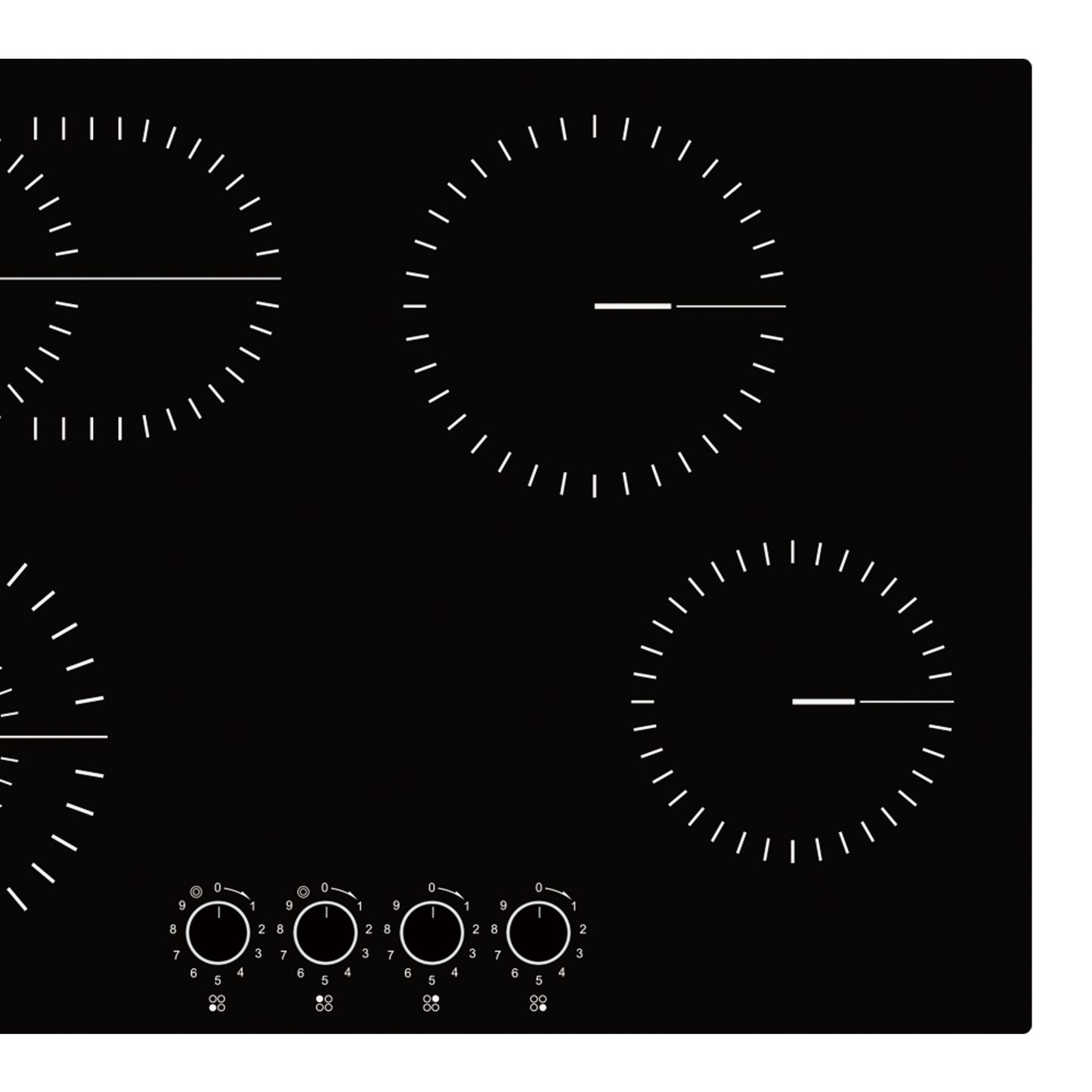Tope de Cocina Eléctrico de Vitrocerámica 30" 220V Bari 76 Elect Drija