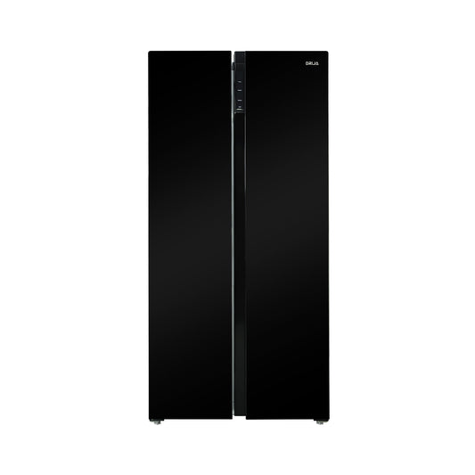 Nevera Side by Side Negra Espejo de 435 Litros Black Drija