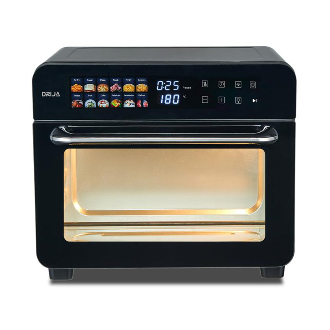 Horno de Mesa Negro de 25 Litros Bruschetta 25L-B Drija