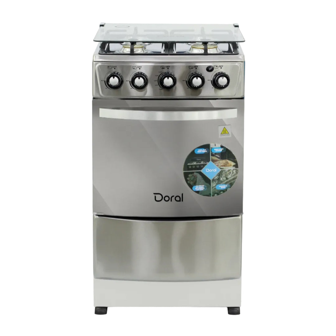 Cocina a Gas de Acero 20" Doral