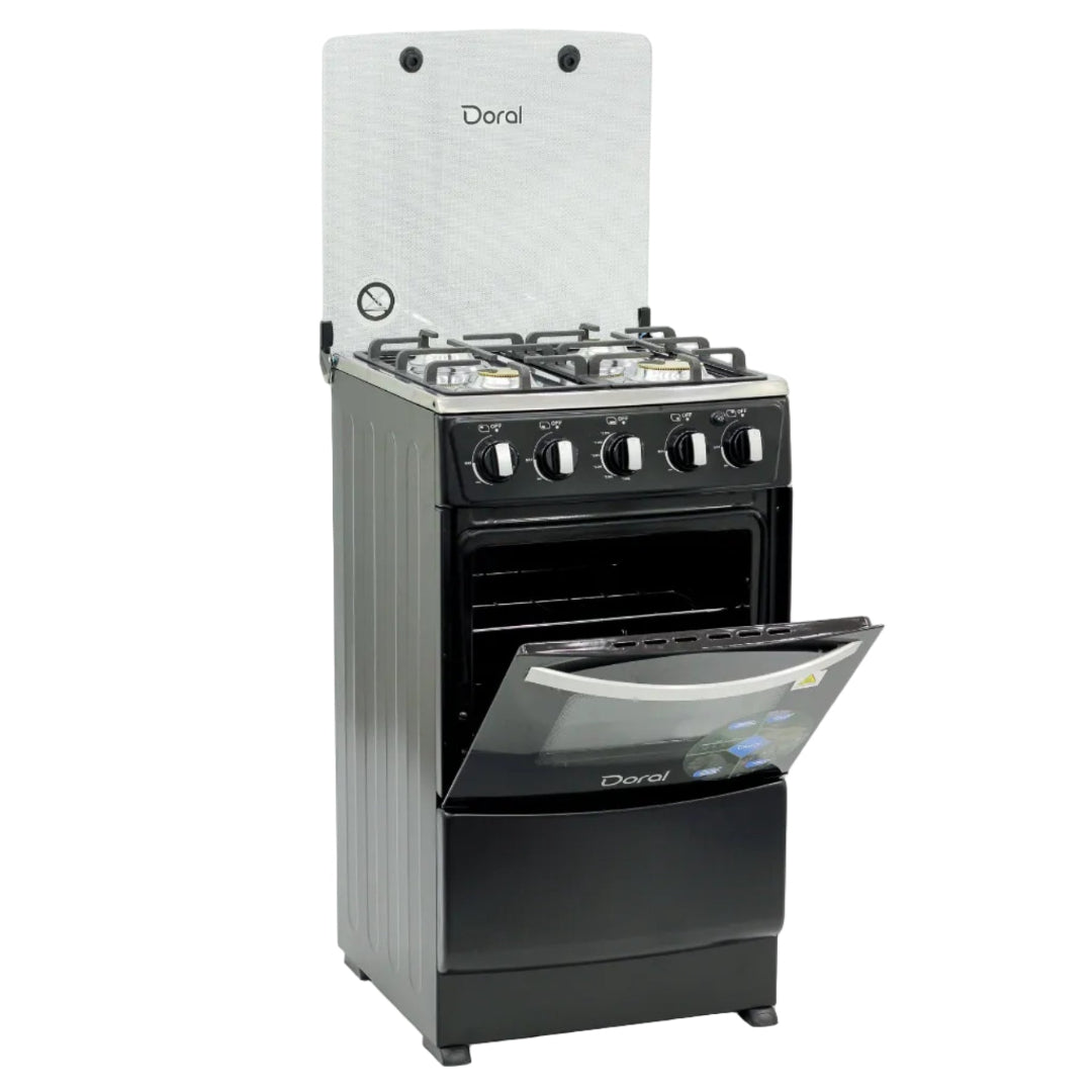 Cocina a Gas Negra 20" Doral