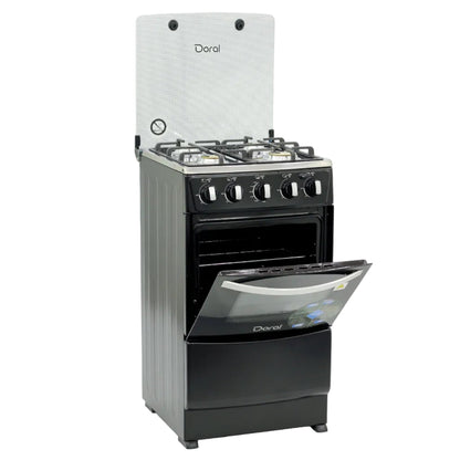 Cocina a Gas Negra 20" Doral