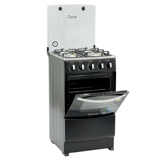 Cocina a Gas Negra 20" Doral