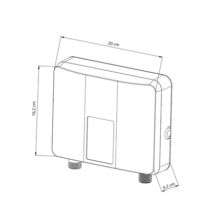 Calentador de Agua 8.5L/Min 220V CLTE6KW Drija