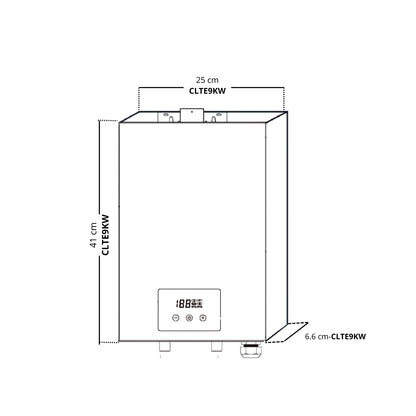 Calentador de Agua 13.5L/Min 220V CLTE9KW Drija