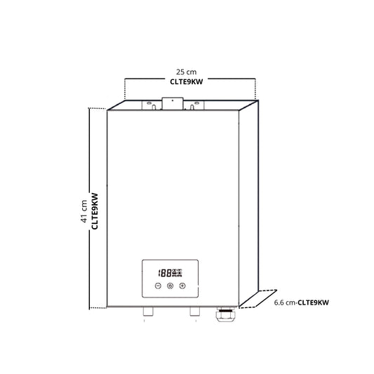 Calentador de Agua 13.5L/Min 220V CLTE9KW Drija