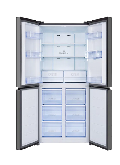 Nevera de 4 Puertas con Dispensador de Agua de 16" de Acero TCL